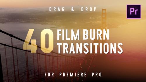 Videohive - Film Burn Transitions - Premiere Pro - 40436201 - 40436201