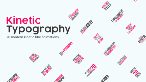 Videohive - Kinetic Typography for Premiere Pro - 40438653 - 40438653