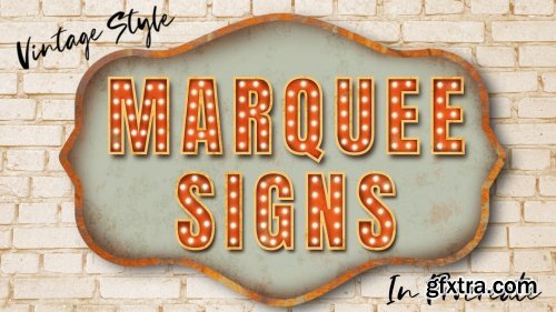 Animated Vintage Marquee Signs in Procreate | Learn Adjustments, Alpha Lock, Layer & Clipping Masks