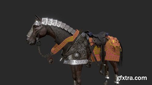 Armored horse