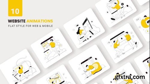 Videohive Building Website Animations - Flat Concept 40428874