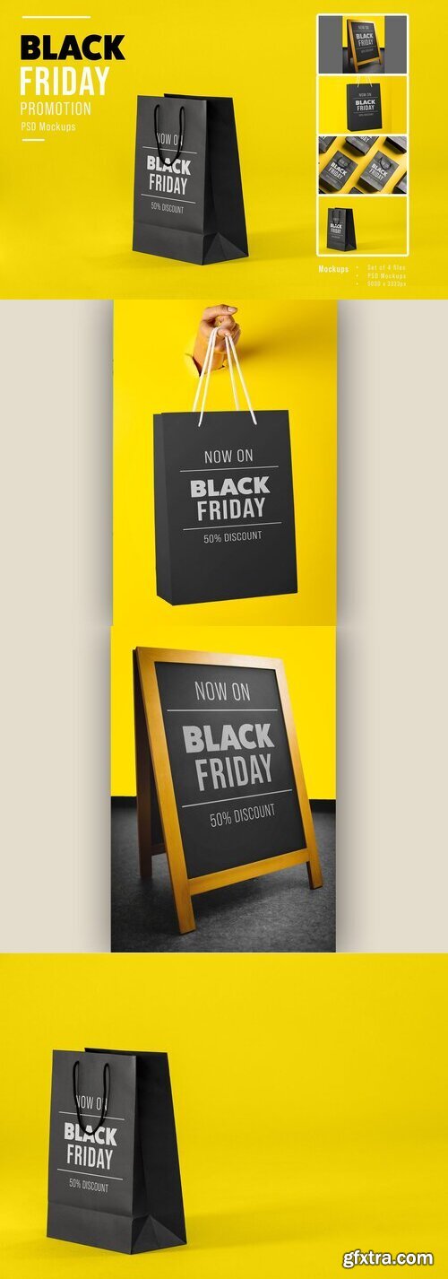 CreativeMarket - Black Friday Mockup 10293288