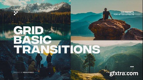 Videohive Basic Grid Transitions 38621188