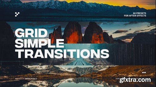 Videohive Simple Grid Transitions 38621228