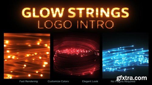 Videohive Glow Strings Logo Intro 40449035