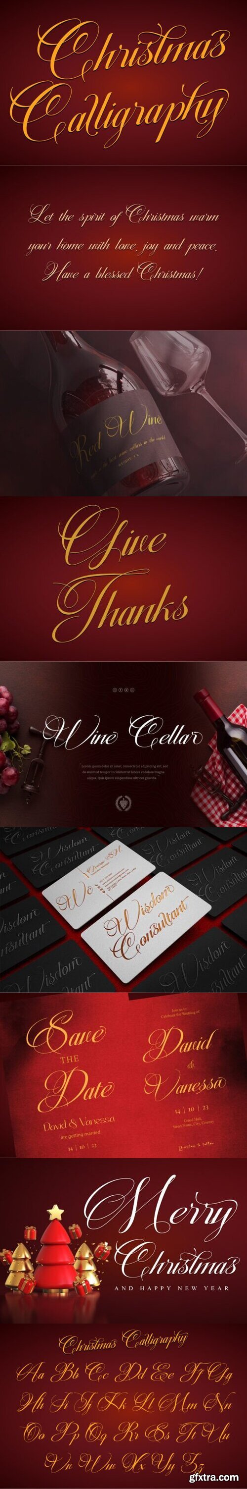 Christmas Calligraphy Font