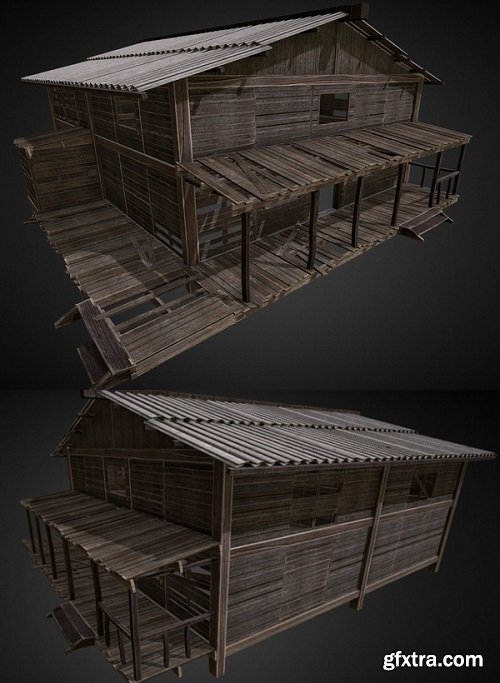 Forest House Modular 3D Model