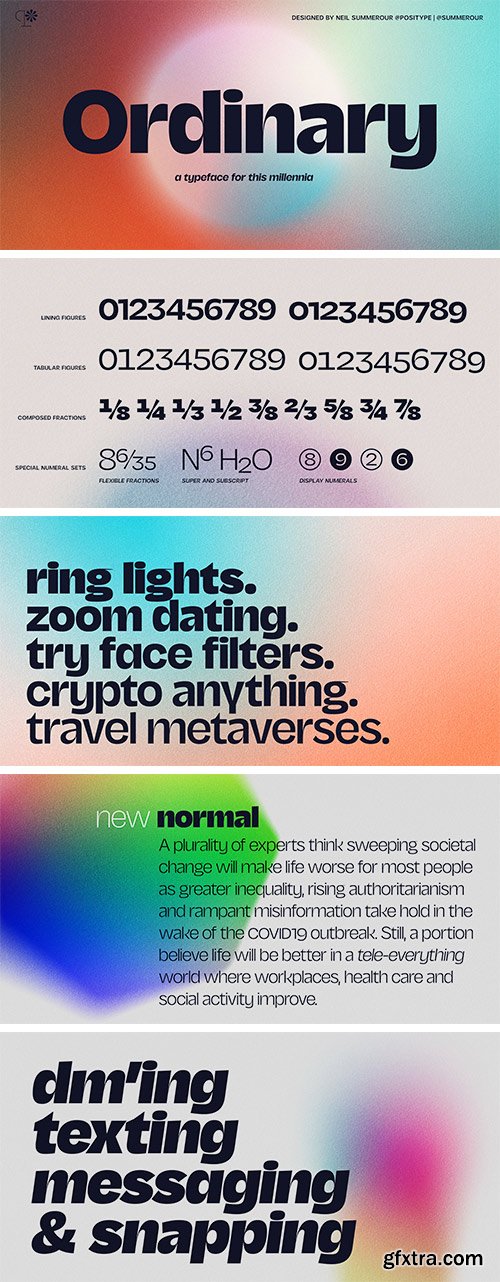 Ordinary Font Family