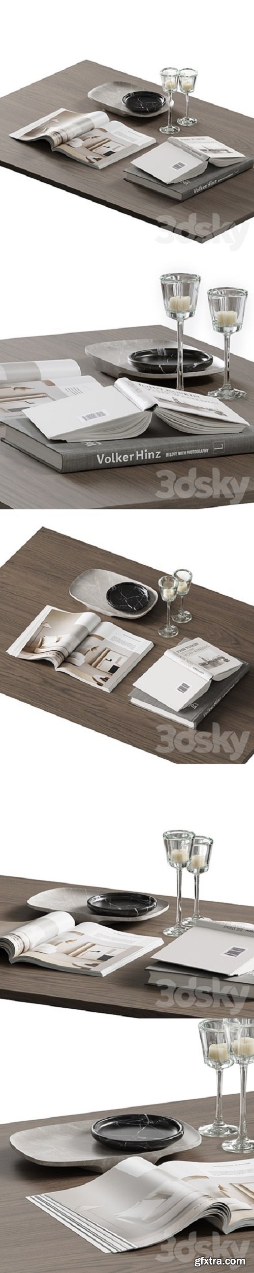 coffee table decor set 001