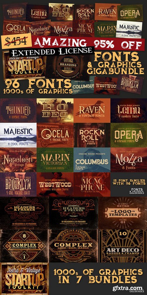 Fonts &amp; Graphics GigaBundl