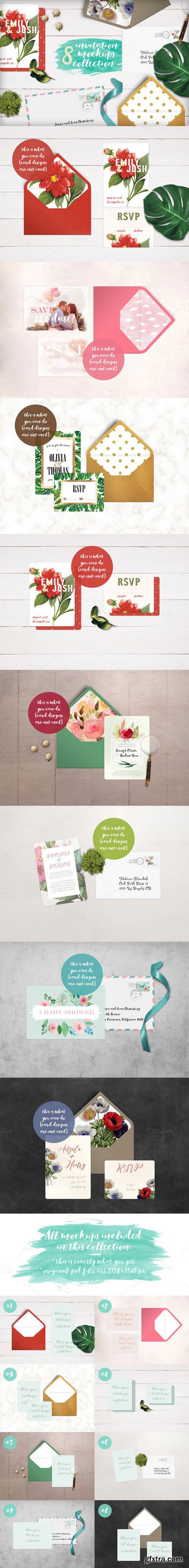 Invitation Mockups Collection