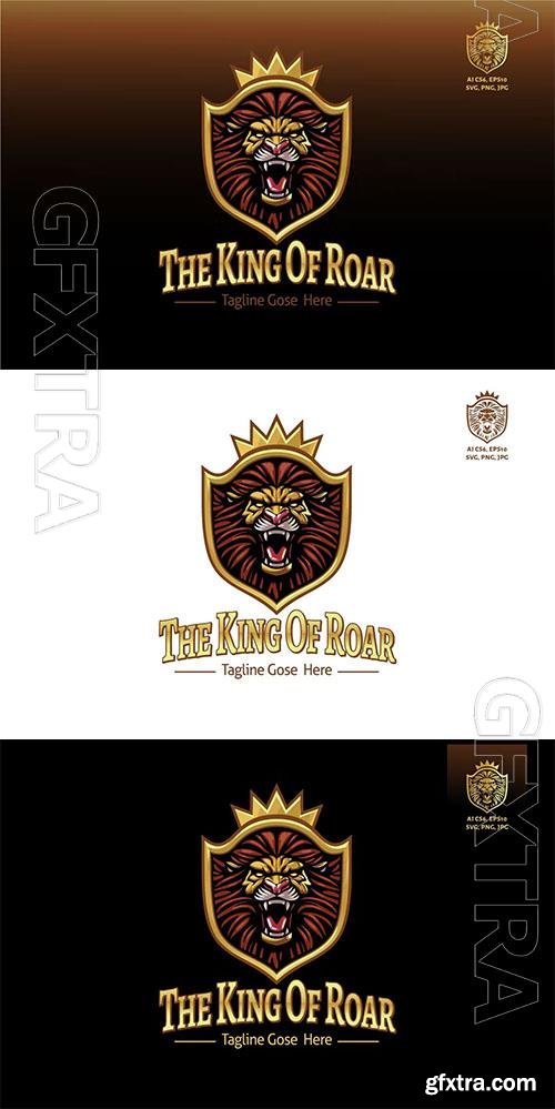 The King Of Roar Luxury Logo Template