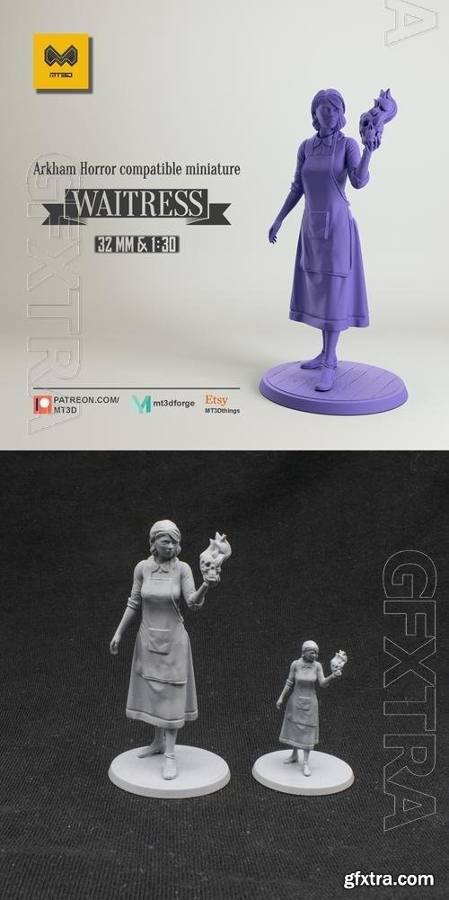 MT3D Forge - Waitress 3D Print