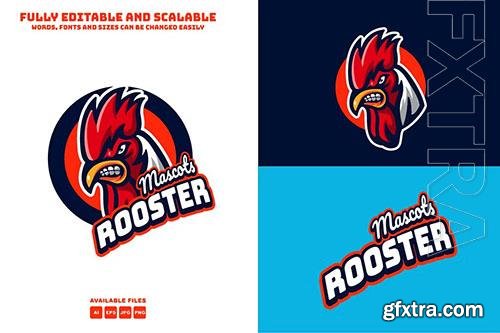 Chicken Rooster Mascots Logo2