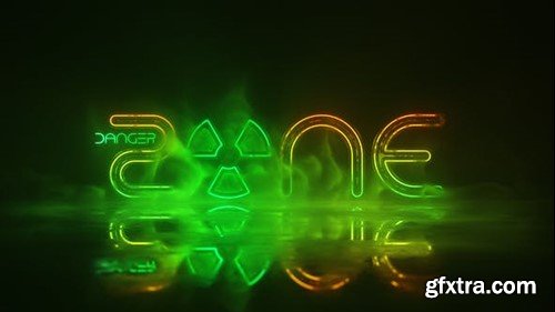 Videohive Grunge Neon Logo 40329568