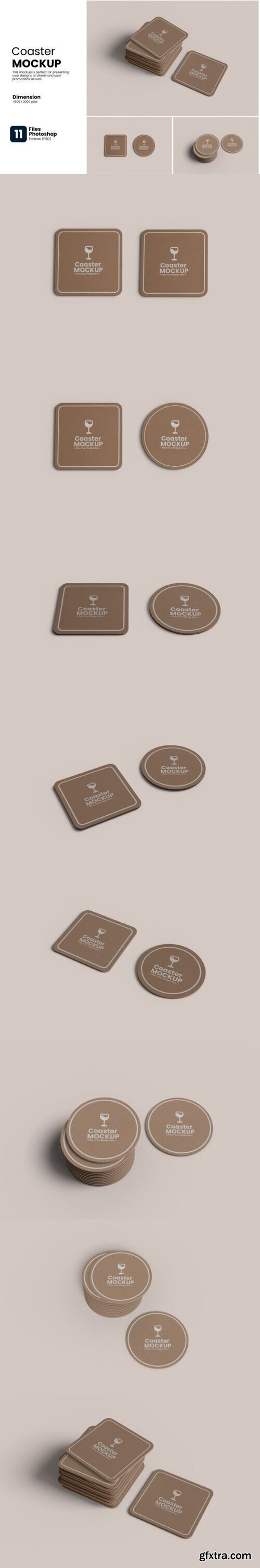 Coaster Mockups