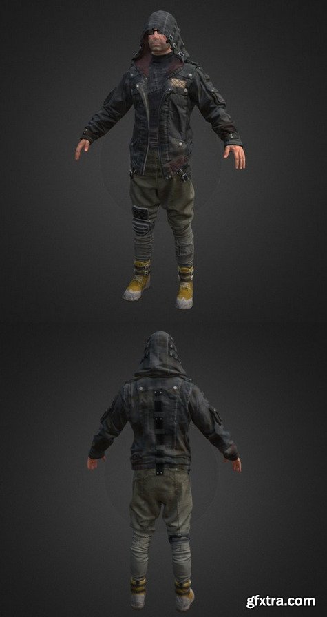 Desperado set | PUBG 3D Model