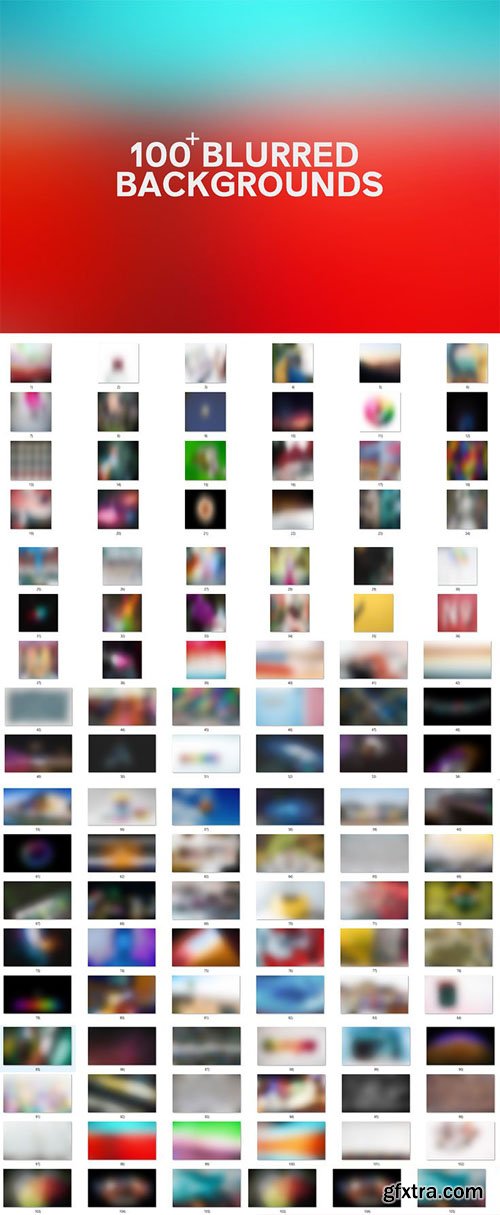 100+ Blurred Backgrounds & Overlays for Photoshop