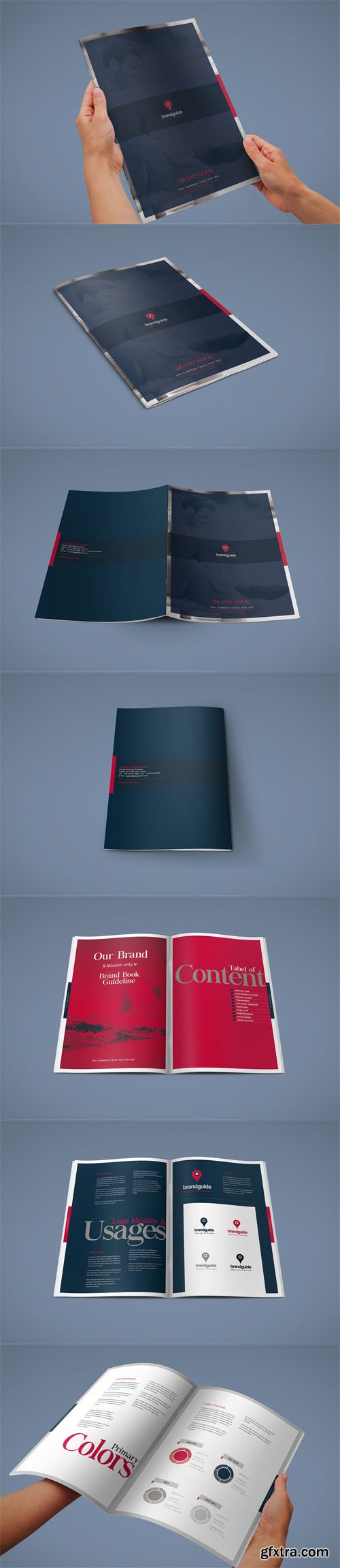 Brand Book - Versatile Guidelines [InDesign/Illustrator] A4 Templates