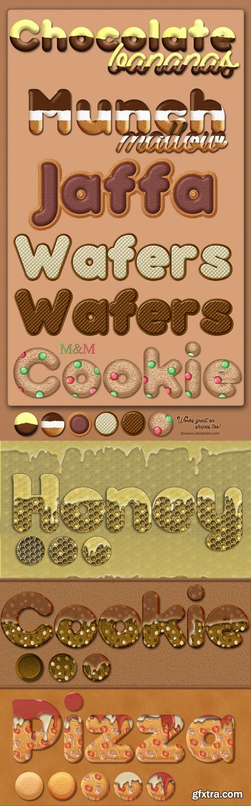 Delicious Sweet Styles Pack for Photoshop