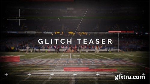 Videohive Cinematic Glitch Teaser 18603600