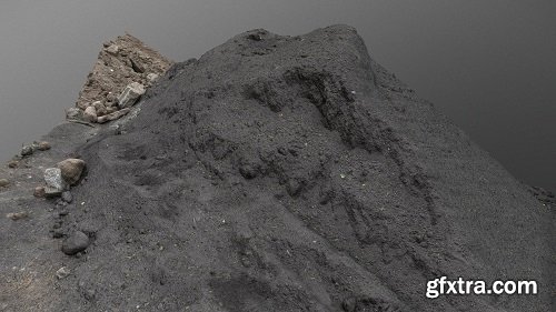 Soil mud land earth dirt heap pile 3D Model