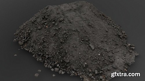 Lump soil heap 3D Model