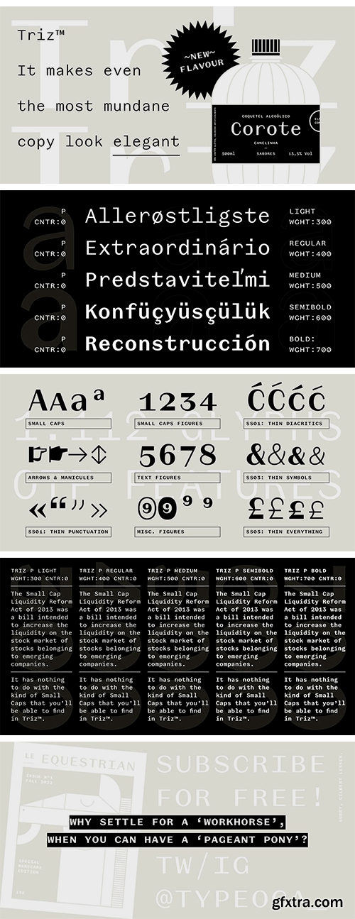 Triz Font Family