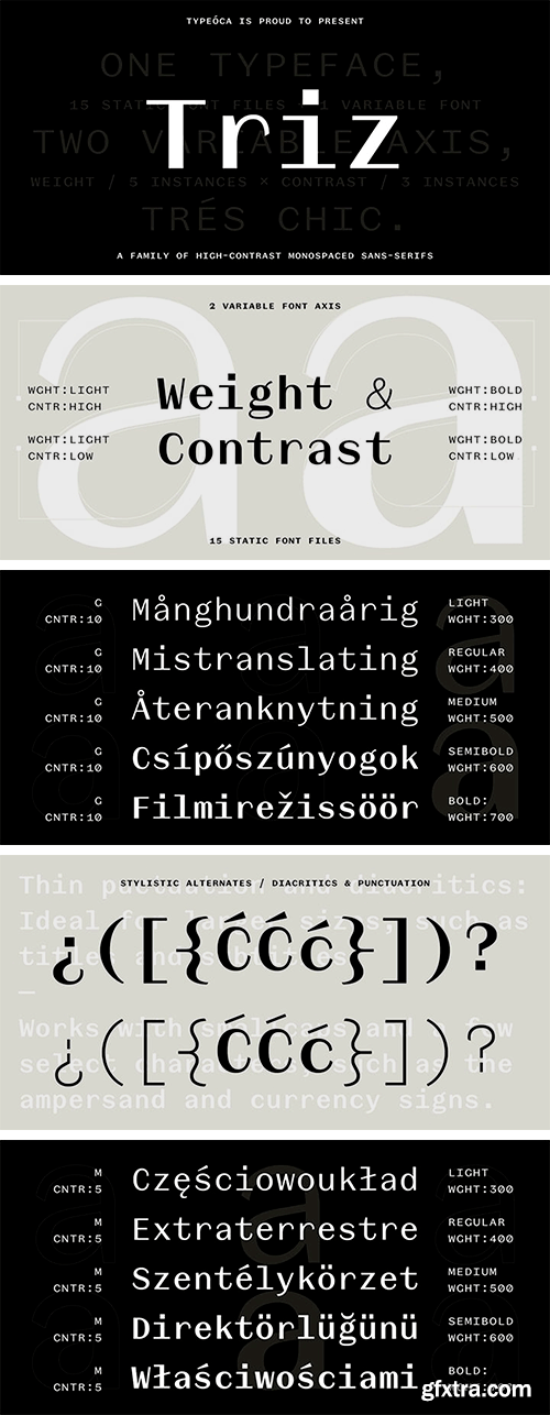 Triz Font Family