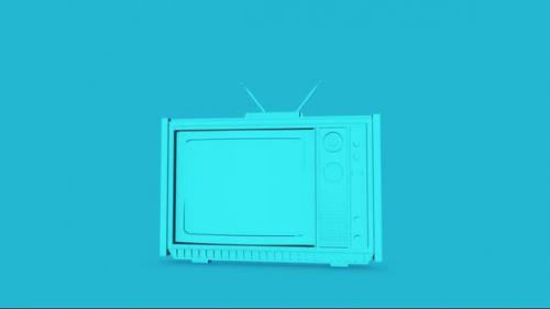 Videohive - Retro Tv Blue - 39725879 - 39725879