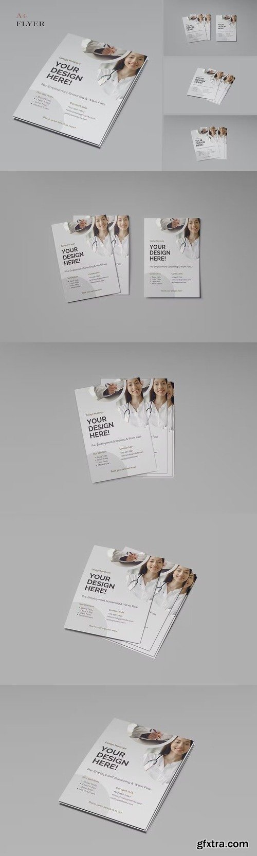 A4 Flyer Mockup V4