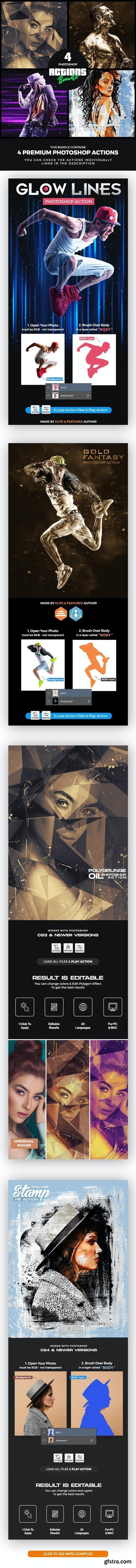 GraphicRiver - Photoshop Actions Bundle - Oct 22 40402904