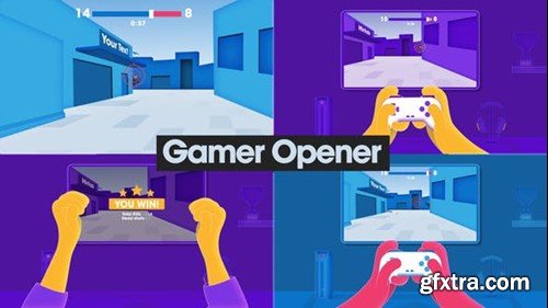 Videohive Gamer Opener 40458425