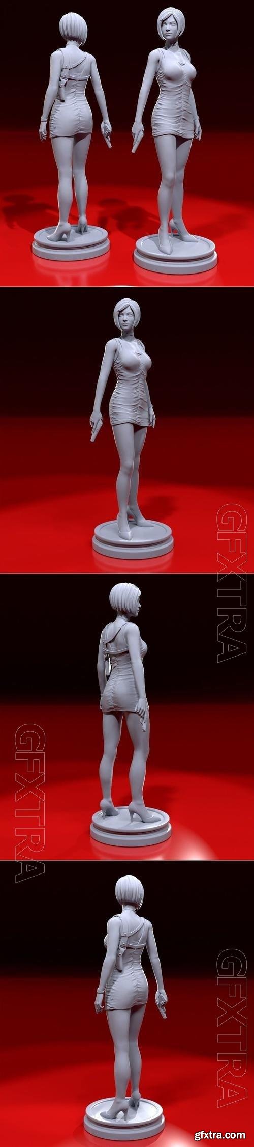 Ada Wong By H3ll Creator 3D Print