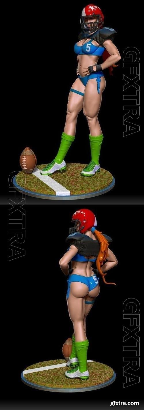 Football Girls 3D Print