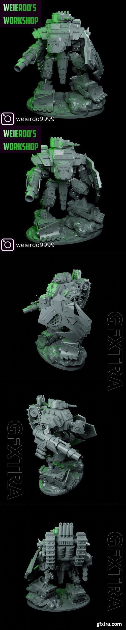 Ork Questoris Knight 3D Print