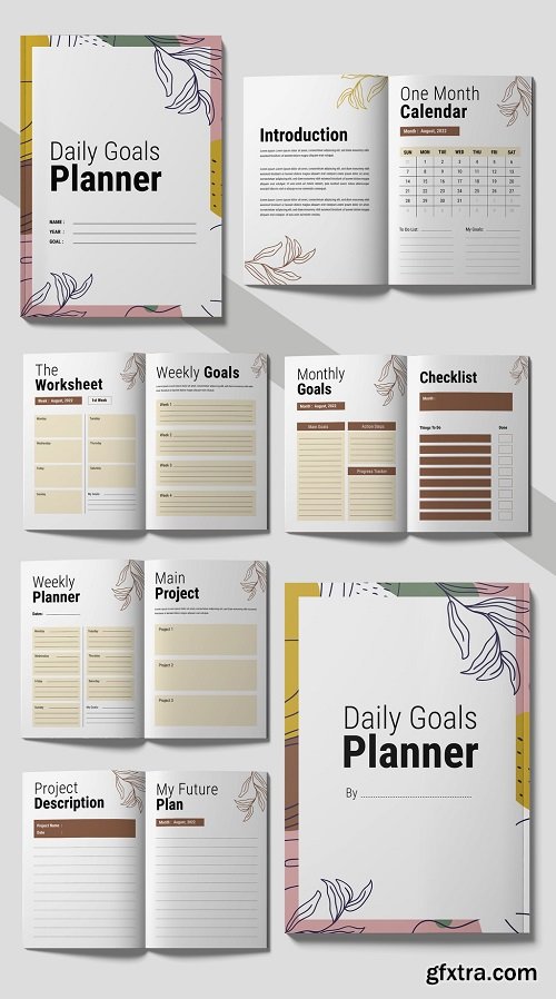 Goals Planner Worksheet Layout