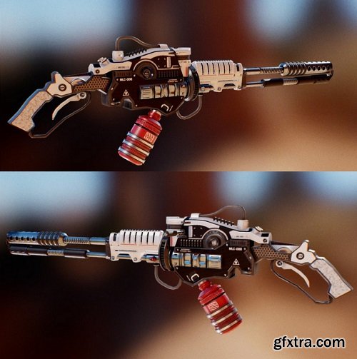 Flamethrower 3D Model