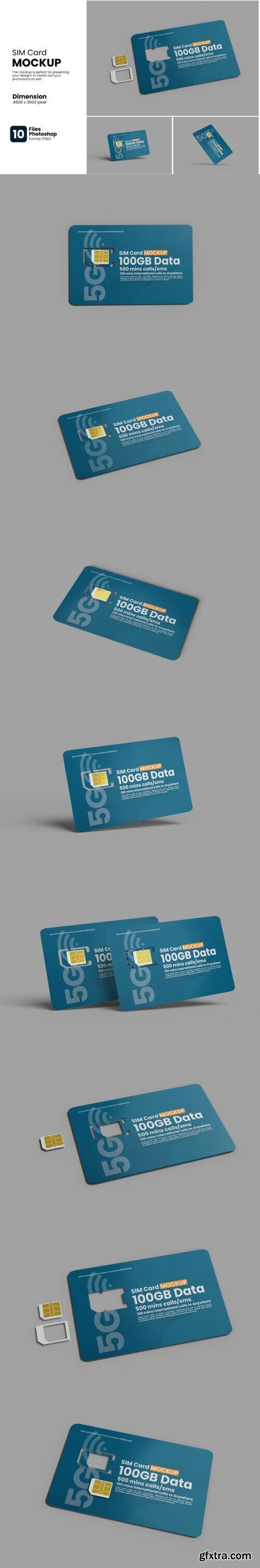 Sim Card Mockup