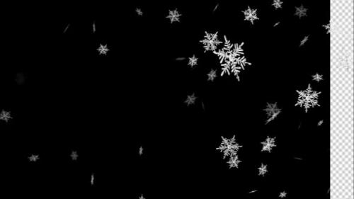Videohive - Snowflakes Falling 03_4k - 40520161 - 40520161