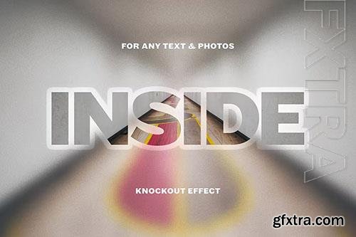 Knockout Blur Text Effect