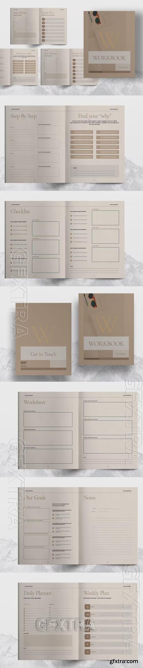 Elegant Workbook Template YF9NTY6