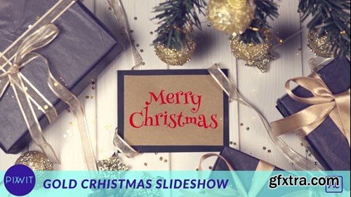 Videohive Gold Christmas Slideshow 40588484