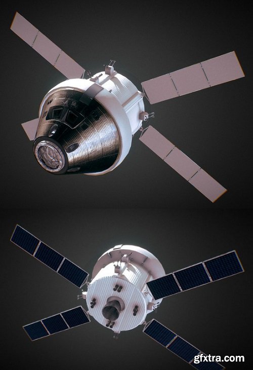 Orion Spacecraft 3D Model