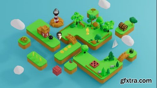 Videohive Isometric Game Logo Reveal 40579763