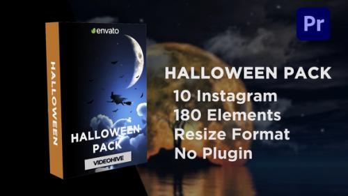 Videohive - Halloween Pack Mogrt - 40441843 - 40441843