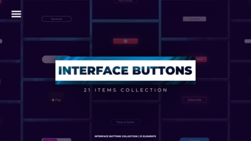 Videohive - Interfaces Buttons | Premiere Pro - 40516113 - 40516113