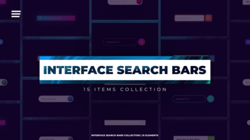 Videohive - Interfaces Search Bars | Premiere Pro - 40516691 - 40516691