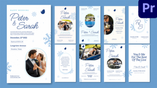 Videohive - Wedding Invitation Instagram Stories Template | MOGRT Premiere - 40575950 - 40575950