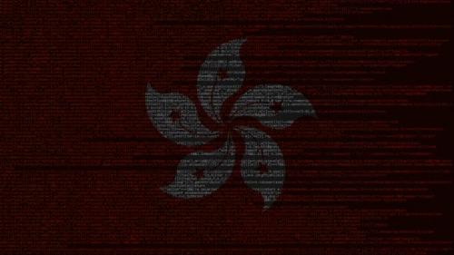 Videohive - Source Code and Flag of Hong Kong - 40281947 - 40281947